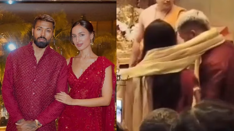 Hardik Pandya & Mahieka Sharma Spotted Sharing Shawl During Siddhivinayak Temple Visit