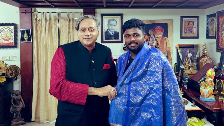 Shashi Tharoor Praises Sanju Samson's 'Superlative' Knock In Must-Win Clash Against West Indies