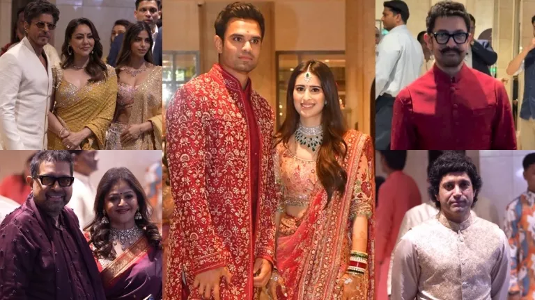 From Shah Rukh Khan To Bachchans & Other Celebs Attend Sachin Tendulkar's Son's Marriage! WATCH