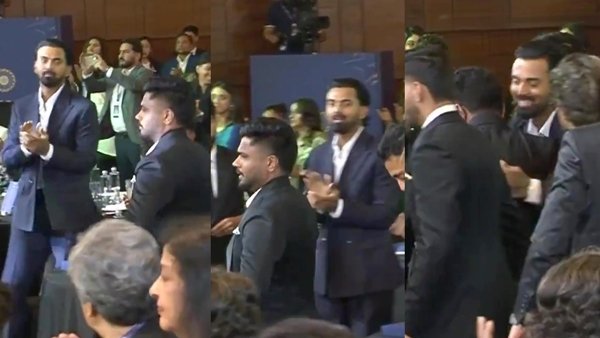 KL Rahul & Sanju Samson’s Viral Hug Steals The Show At BCCI Naman Awards 2026