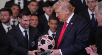 Lionel Messi Joins Donald Trump At White House For Inter Miami Championship Celebration