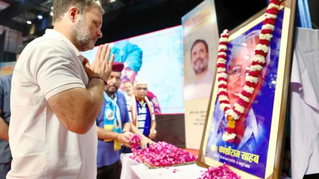 Rahul Gandhi Seeks Bharat Ratna For Kanshi Ram