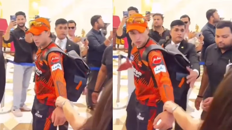 Fangirl Going Viral For Pulling Abhishek Sharma's Hand