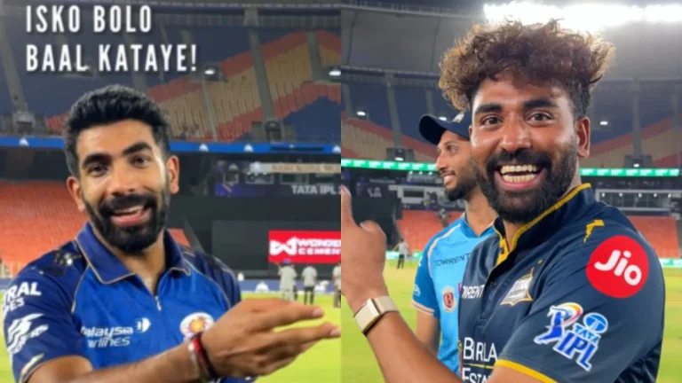 Japrit Bumrah’s Quirky Reply After Siraj Teases Him With Viral Dhurandhar Dialogue
