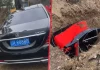 Chinese Family Tributes Deceased Burying Rs.1.49 Cr Mercedes Along With The Dead Body Chinese Family Tributes Deceased Burying Rs.1.49 Cr Mercedes Along With The Dead Body