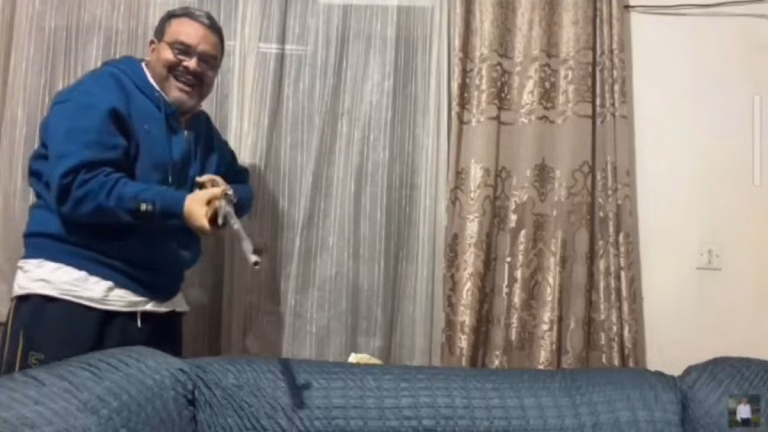 Pakistani YouTuber Fires Gunshot On Camera To Threaten Indian Sports Journalist