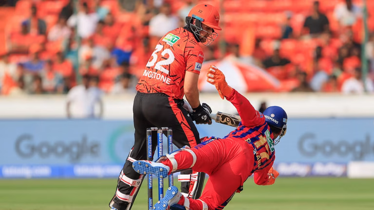 SRH VS LSG: Rishabh Pant Takes Stunning Reflex Catch To Dismiss Livingstone