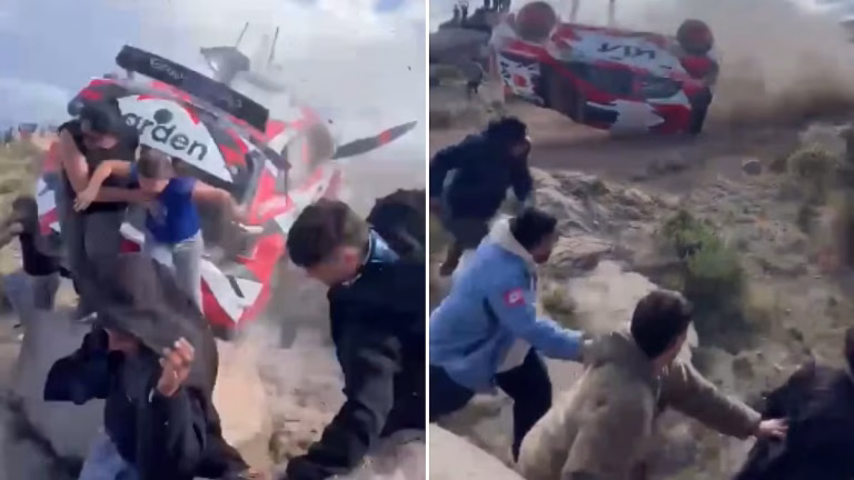 Speeding Car Loses Control, Flips 7 Times In Deadly Rally Sudamericano Crash, 1 Killed, 2 Injured