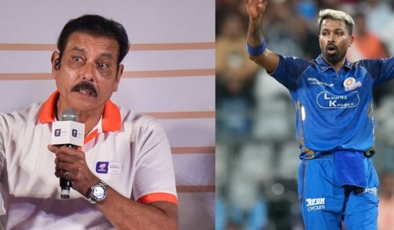 "Tracer Bullet" At The Wankhede: Ravi Shastri's Iconic Reaction To Hardik Pandya