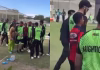 Shaheen Afridi Rush To Help After Net Bowler Brutally Hit On Face Shaheen Afridi Rush To Help After Net Bowler Brutally Hit On Face