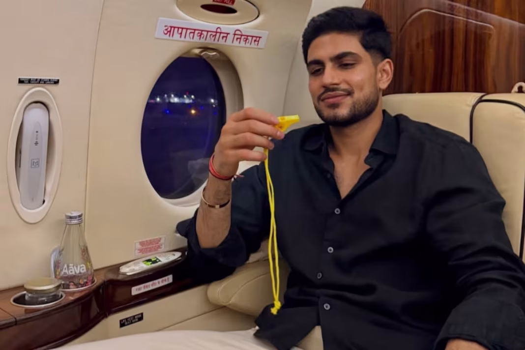 WATCH: GT Skipper Shubman Gill Trolls CSK After Win, Poses With Yellow Whistle