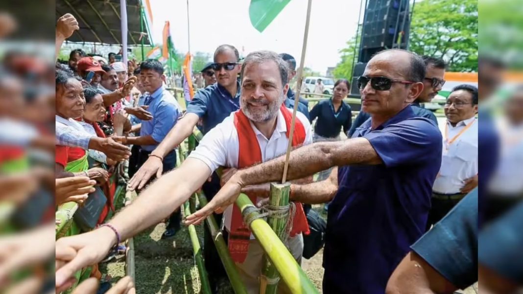 Rahul Gandhi Targets BJP in Assam Rally