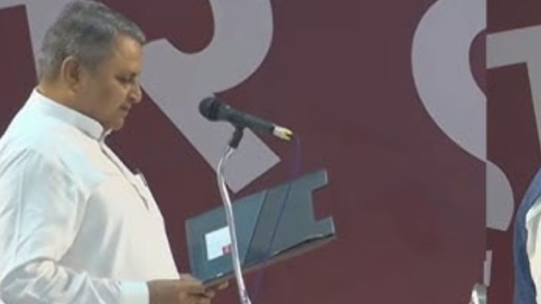 Vijay Kumar Choudhary Takes Oath as Minister in Bihar