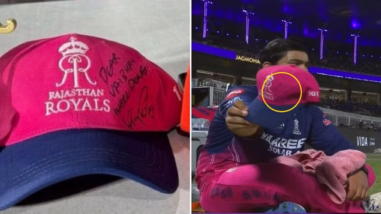 Vaibhav Sooryavanshi Flaunts Signed Cap By Virat Kohli On Live TV