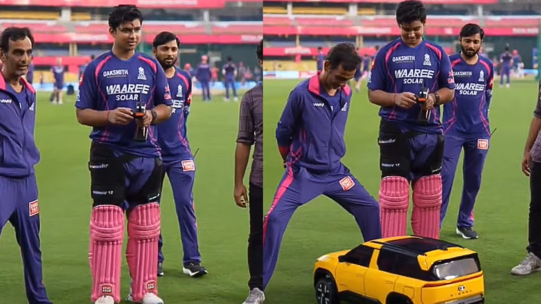 Rajasthan Royals Staff Playfully Tease Vaibhav Sooryavanshi As He Plays With Remote Control Car