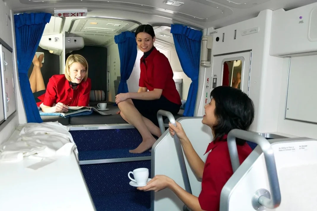 Inside the 'Secret Bedrooms': Where Flight Attendants Sleep During Long-Haul Flights
