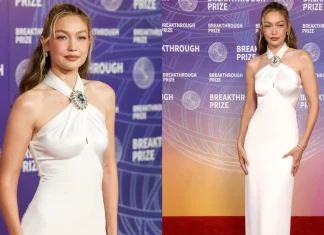 Gigi Hadid Defines “Ethereal” in White Silk Gown at Breakthrough Prize Ceremony Gigi Hadid Defines "Ethereal" in White Silk Gown at Breakthrough Prize Ceremony