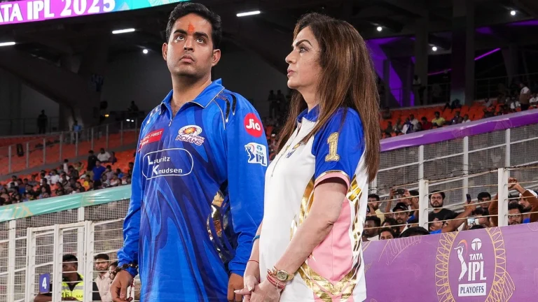 IPL 2026: MI Owner Akash Ambani Walks Out Mid-Match As CSK Crushes Mumbai Indians By 103 Runs