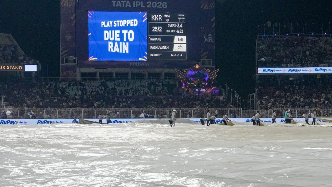 IPL 2026 Points Table Update: KKR vs PBKS Match Abandoned Due To Rain, Punjab Kings Stay On Top