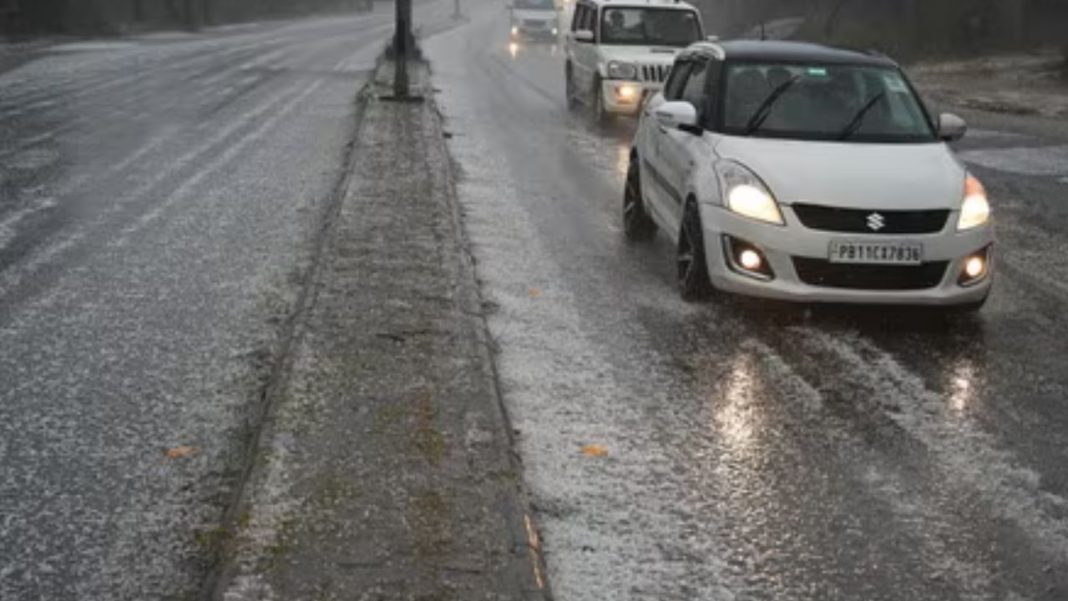Hailstorm Turns Bikaner Fields White Amid Weather Shift