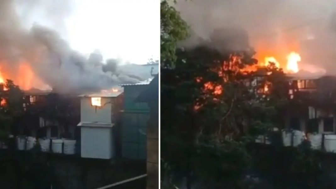 Massive Fire Destroys Kasauli Heritage Market Shops