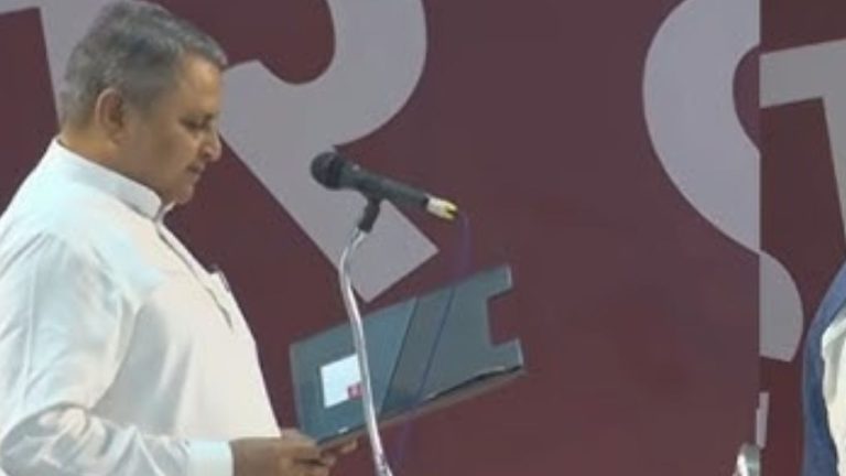 Vijay Kumar Choudhary Takes Oath as Minister in Bihar