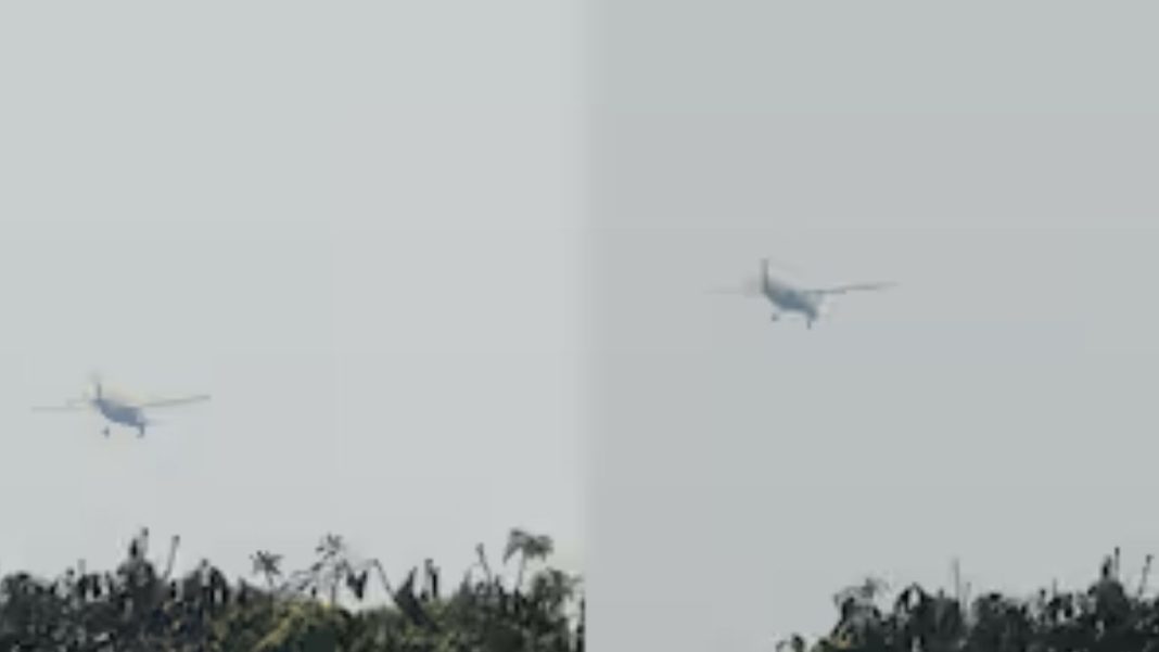 Low-Flying Aircraft Crashes in Chhattisgarh Forest