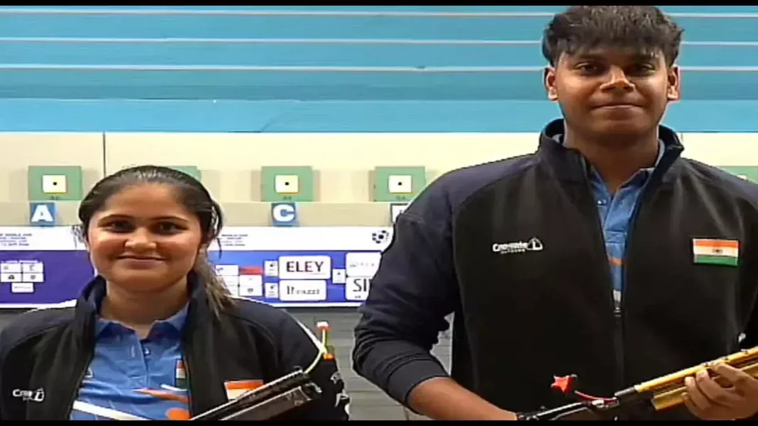 ISSF Shooting World Cup 2026: Palak Gulia, Mukesh Nelavalli Smash World Record To Win 10m Air Pistol Mixed Team Gold