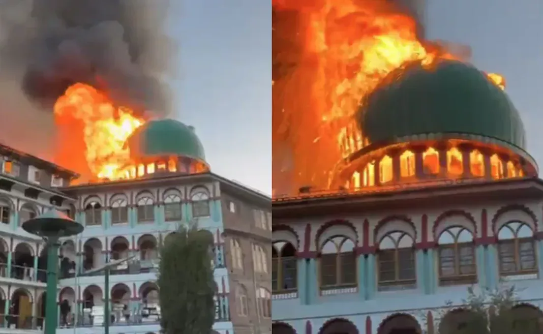 Fire Breaks Out At Jamia Arabia Ashraful Uloom In Srinagar’s Hyderpora, Firefighters Rush To Contain Blaze