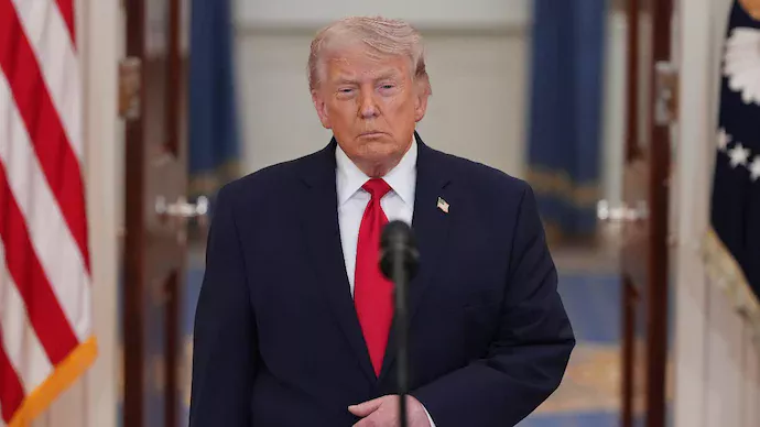 Trump Warns Of Military Action If Iran Talks Fail, Says US Warships Being Armed Ahead Of Pakistan Negotiations