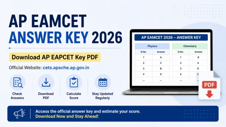 AP EAMCET Answer Key 2026 LIVE Updates: Provisional Key, Response Sheets and Objection Window Details