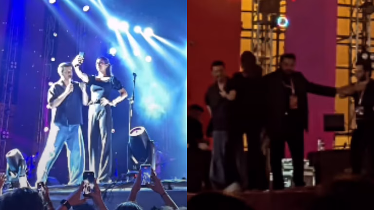 Atif Aslam Halts Karachi Concert After Female Fan Storms Stage for Selfies