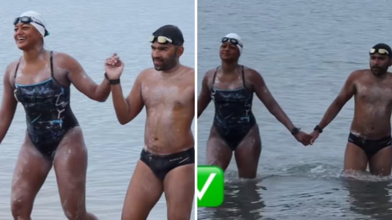 Bengaluru IT Couple Creates History, Swims From Sri Lanka To India Along Ram Setu Route In 11 Hours