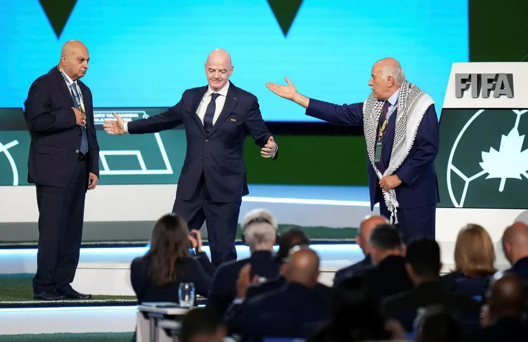 Palestine Football Chief Refuses To Handshake, Share Stage With Israel's VP