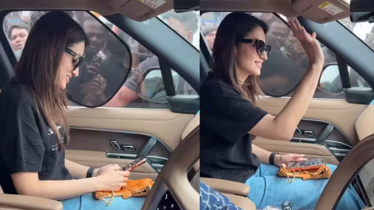 Karuppu: Trisha Krishnan Blushes As Fan Mentions Her Rumoured Partner Vijay At Film Screening