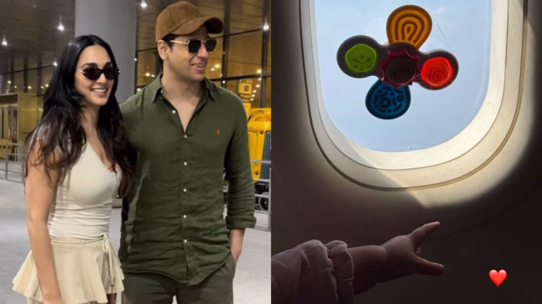 Kiara Advani Shares In-Flight Glimpse of Daughter Saraayah Ahead of Family Vacation with Sidharth Malhotra