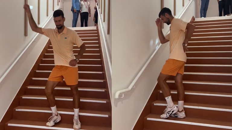 Novak Djokovic Celebrates Roland Garros Victory with Smooth 'Moonwalk', Channels Inner Michael Jackson