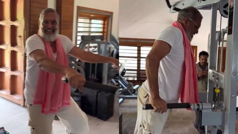 Nana Patekar Impresses Fans With Fitness at 76, Nails Tricep Dips in Viral Video