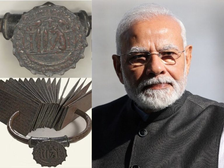 Netherlands Returns 1,000-Year-Old Chola Copper Plates To India During PM Modi’s Visit