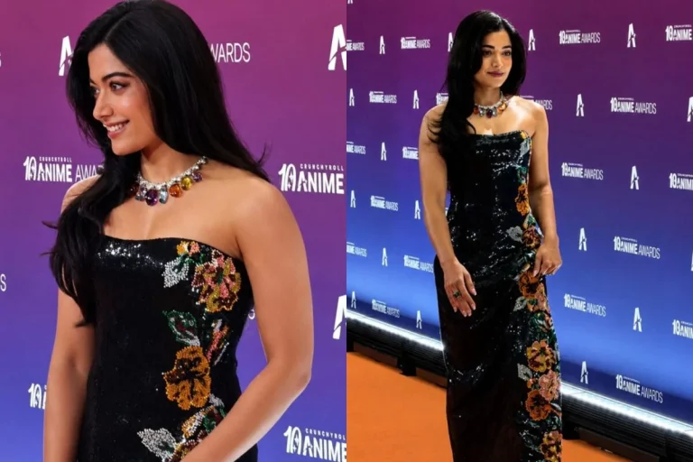 Rashmika Mandanna Stuns at Anime Awards 2026 in Glamorous Prabal Gurung Gown