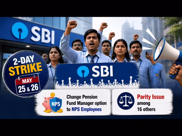 State Bank of India Employees Announce Nationwide Strike for May 25–26: Service Disruptions Expected