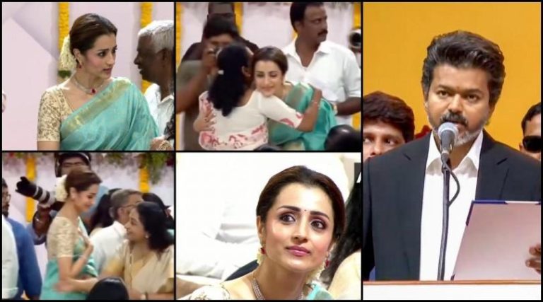 Trisha Krishnan Hugs Rumoured Boyfriend Vijay's Mother & Shares Warm Moments With His Family