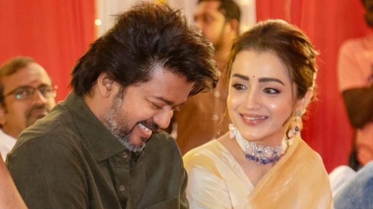 Trisha Krishnan Celebrates 43rd Birthday With Tirupati Visit, Stops By Vijay’s Chennai Home