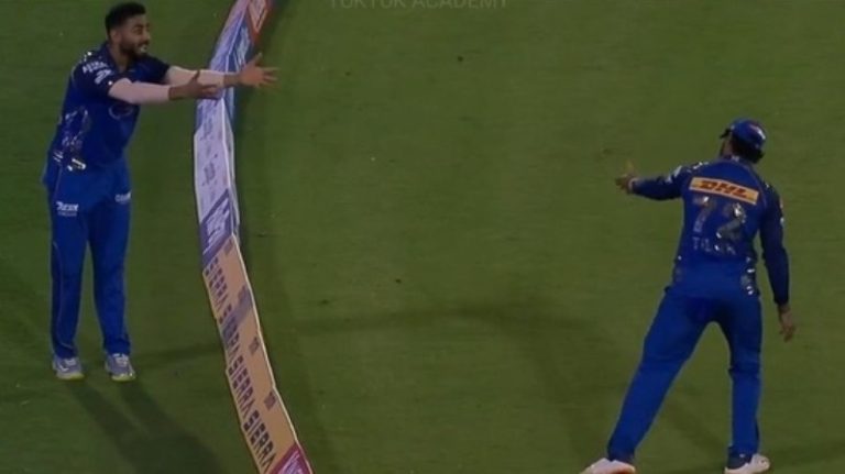 Tilak Varma And Naman Dhir Fight Spark Controversy In MI's Playoff Elimination