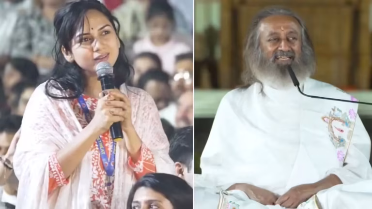 Gaurav Khanna’s Wife Akanksha Chamola Seeks Sri Sri Ravi Shankar’s Advice On Trolling