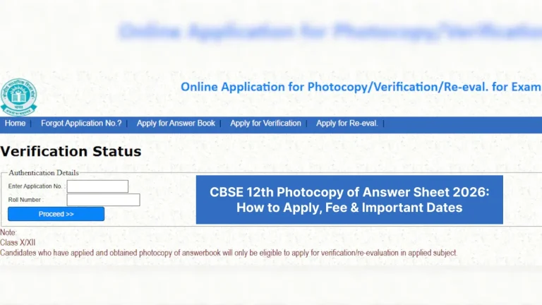 CBSE Answer Sheet Photocopy Class 12 2026: Portal Glitches, Blurred Answer Sheet Scans Raise Fresh Questions
