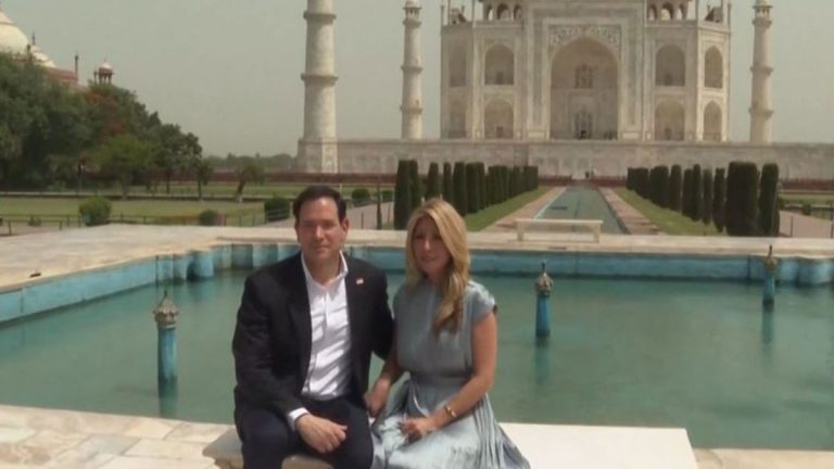 Marco Rubio Visits Taj Mahal With Wife During India Tour