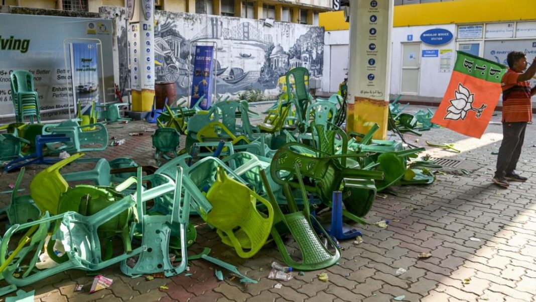 Clashes Intensify in Bengal, TMC Office Vandalised