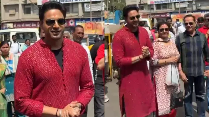 Gaurav Khanna Visits Siddhivinayak Temple Before 'Khatron Ke Khiladi 15' Kickoff