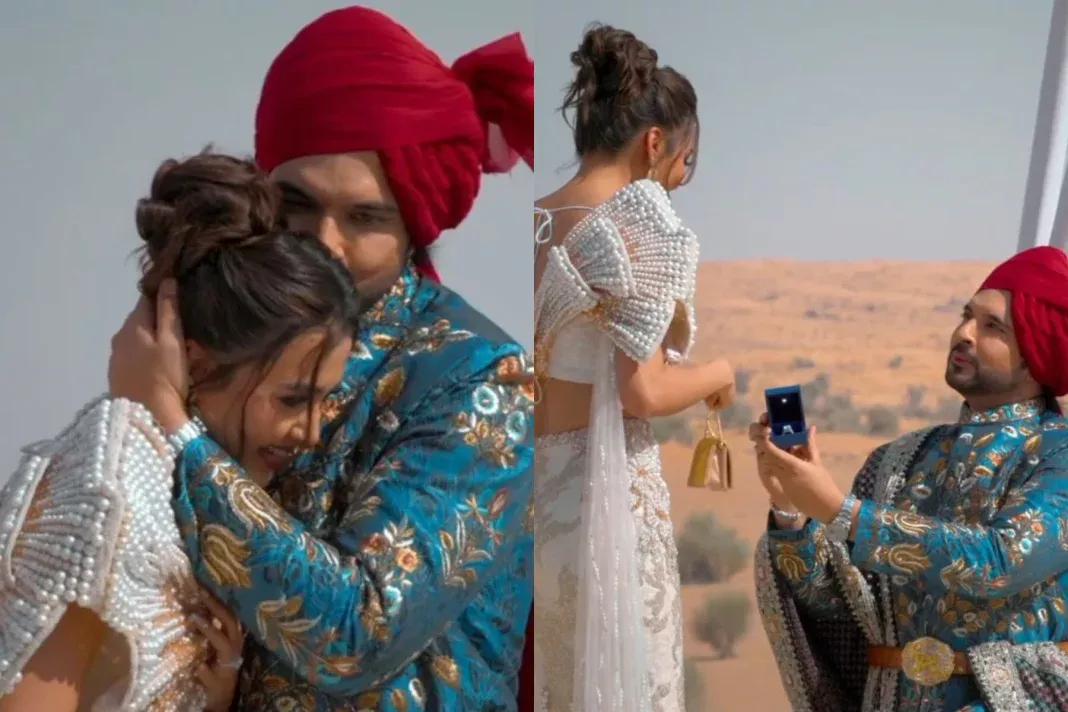 Karan Kundrra Proposes To Tejasswi Prakash On Desi Bling Premiere